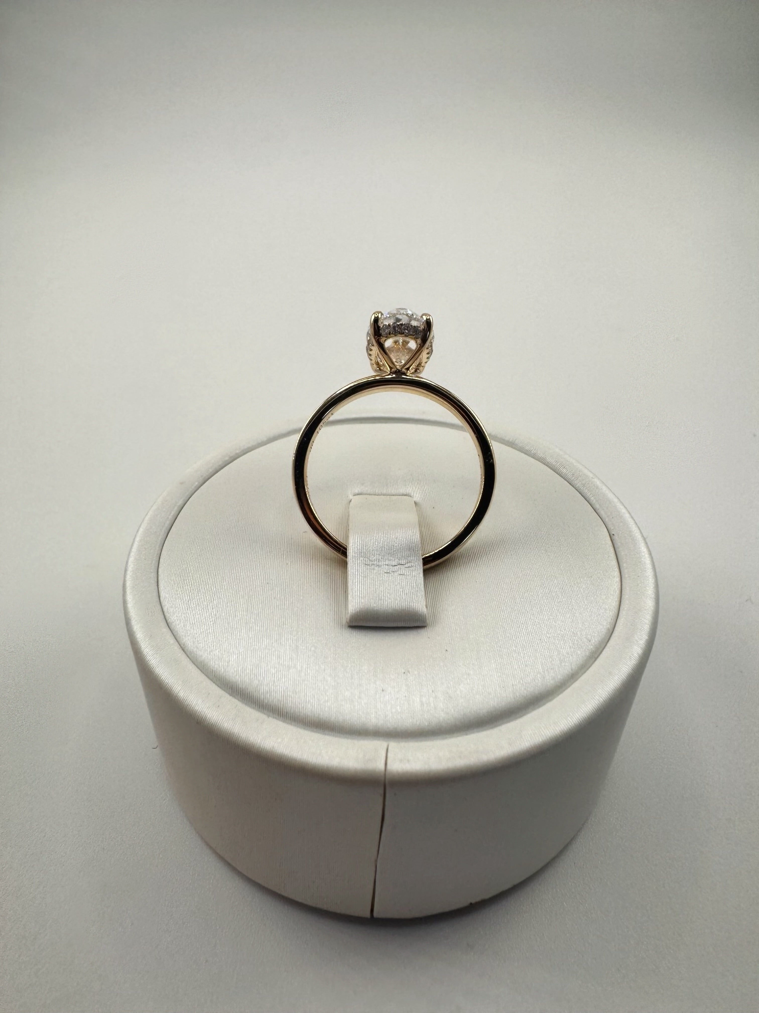 2.01 Carat Lab Oval Engagement Ring