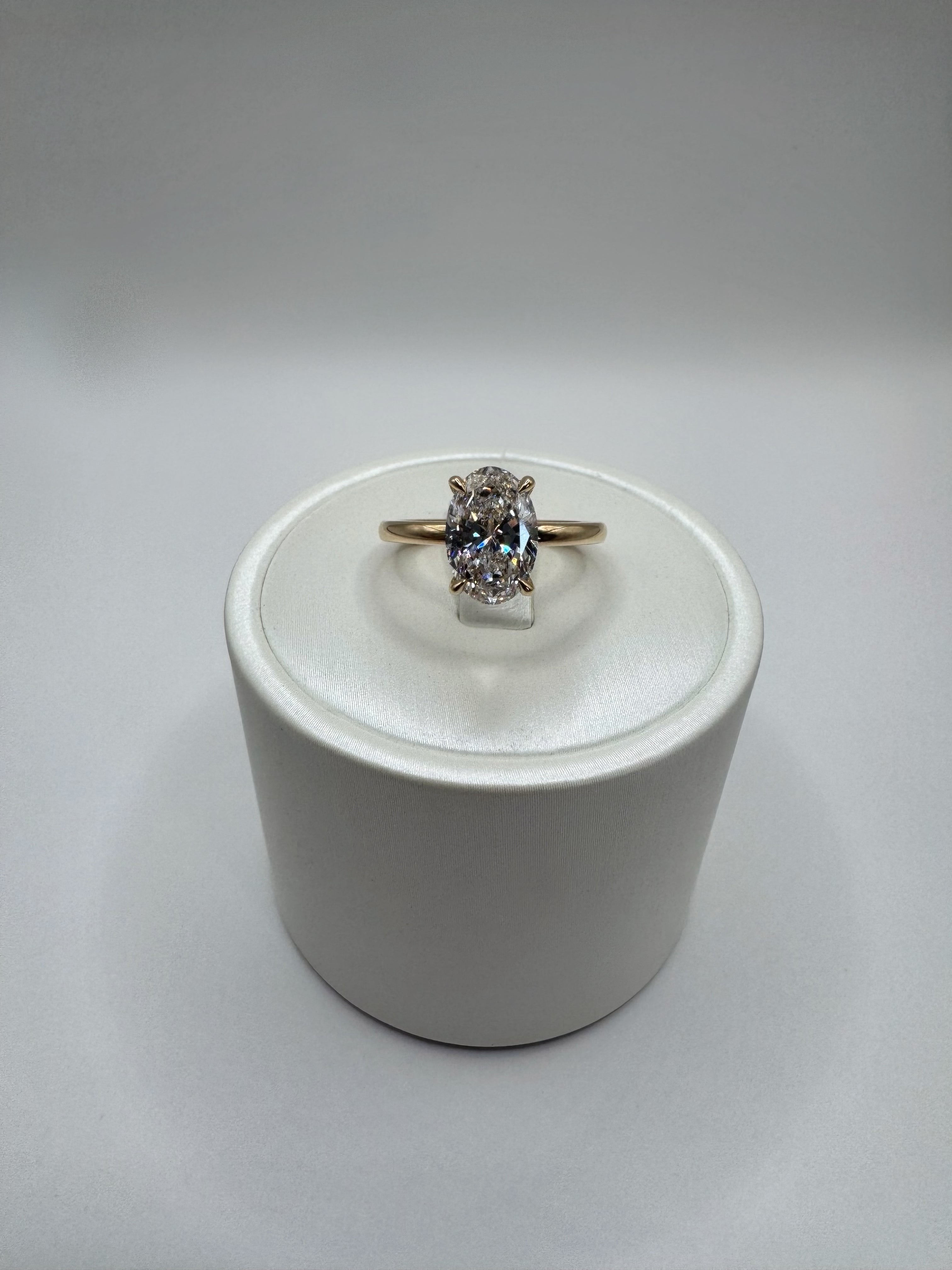 2.04 Carat Lab Oval Brilliant