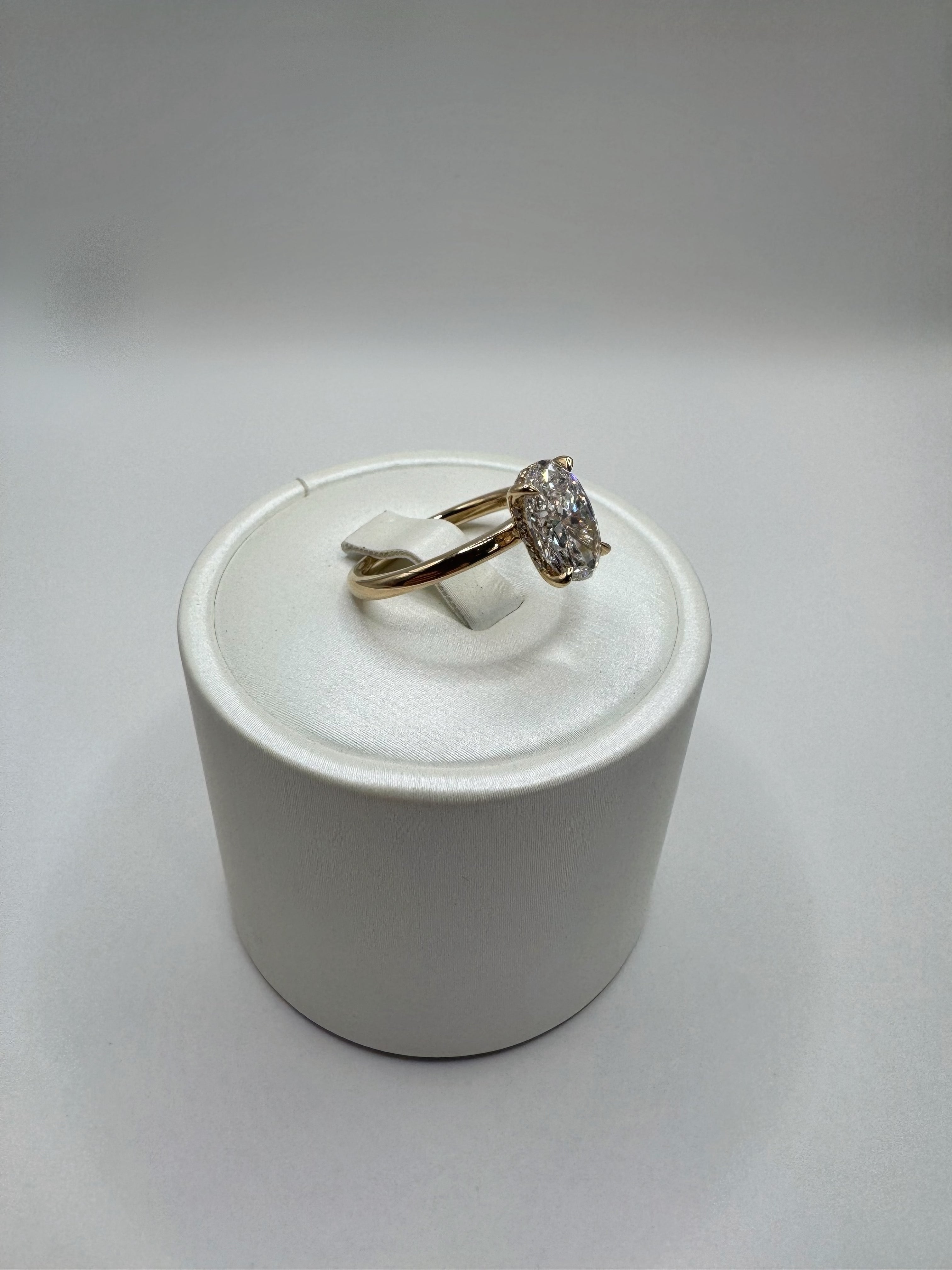 2.04 Carat Lab Oval Brilliant