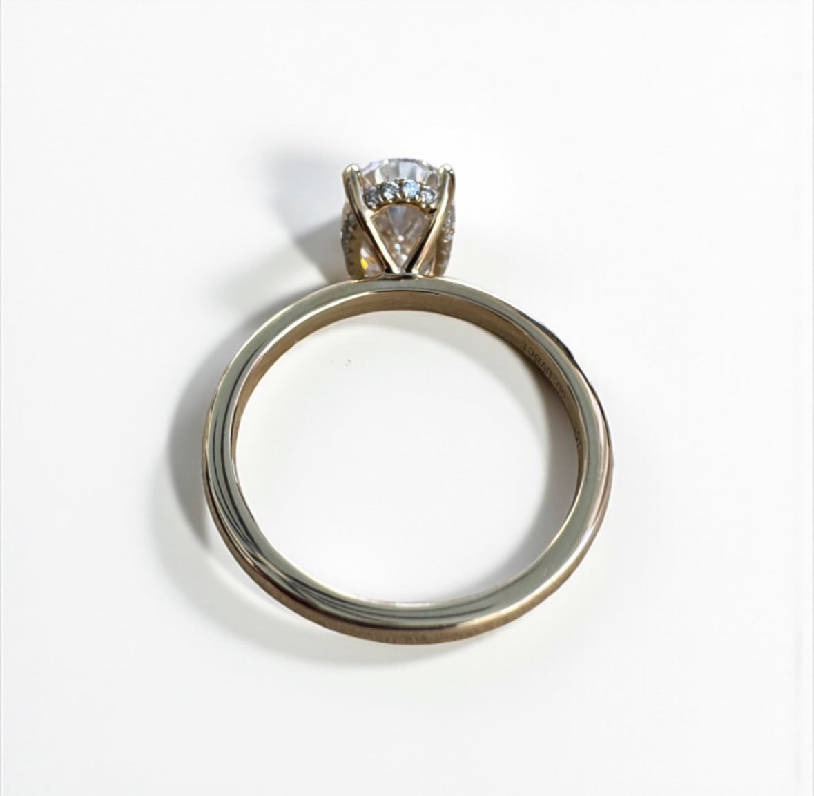 2.31 Carat Oval Lab Diamond Engagement Ring