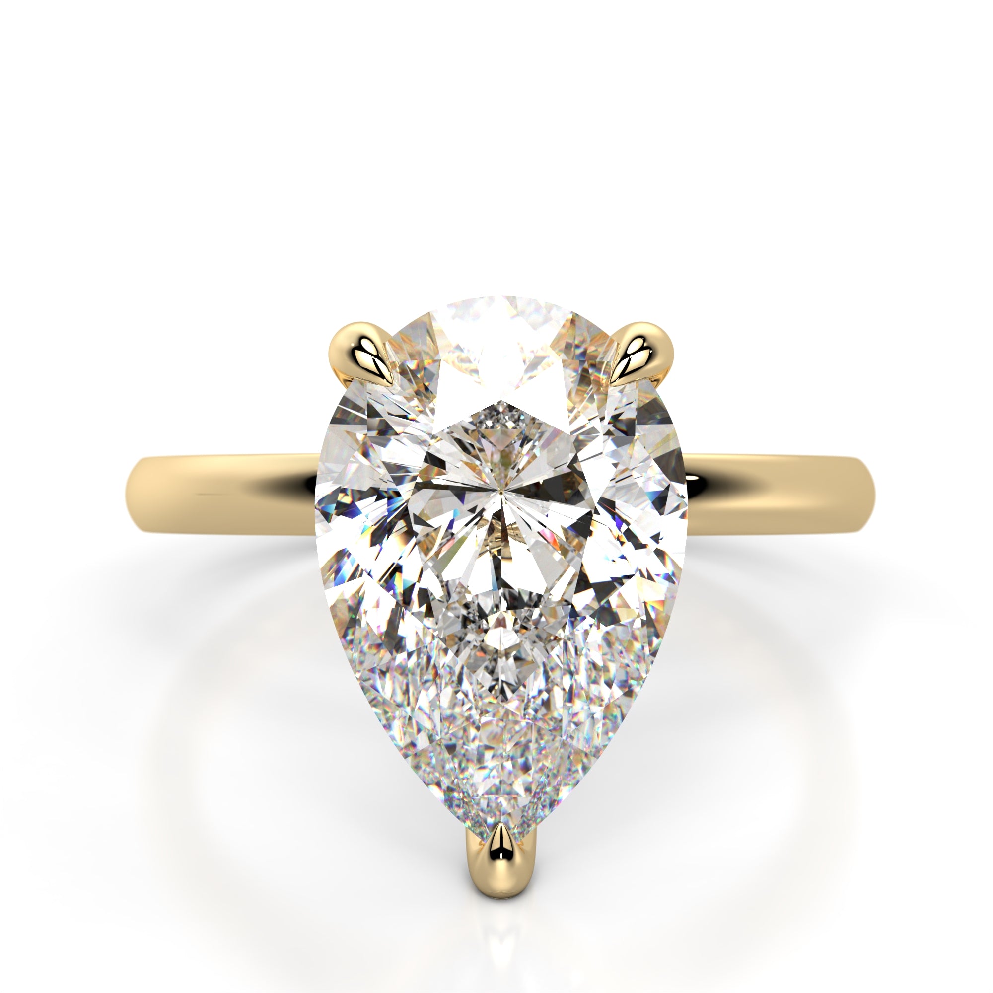 14K Yellow Gold_Pear