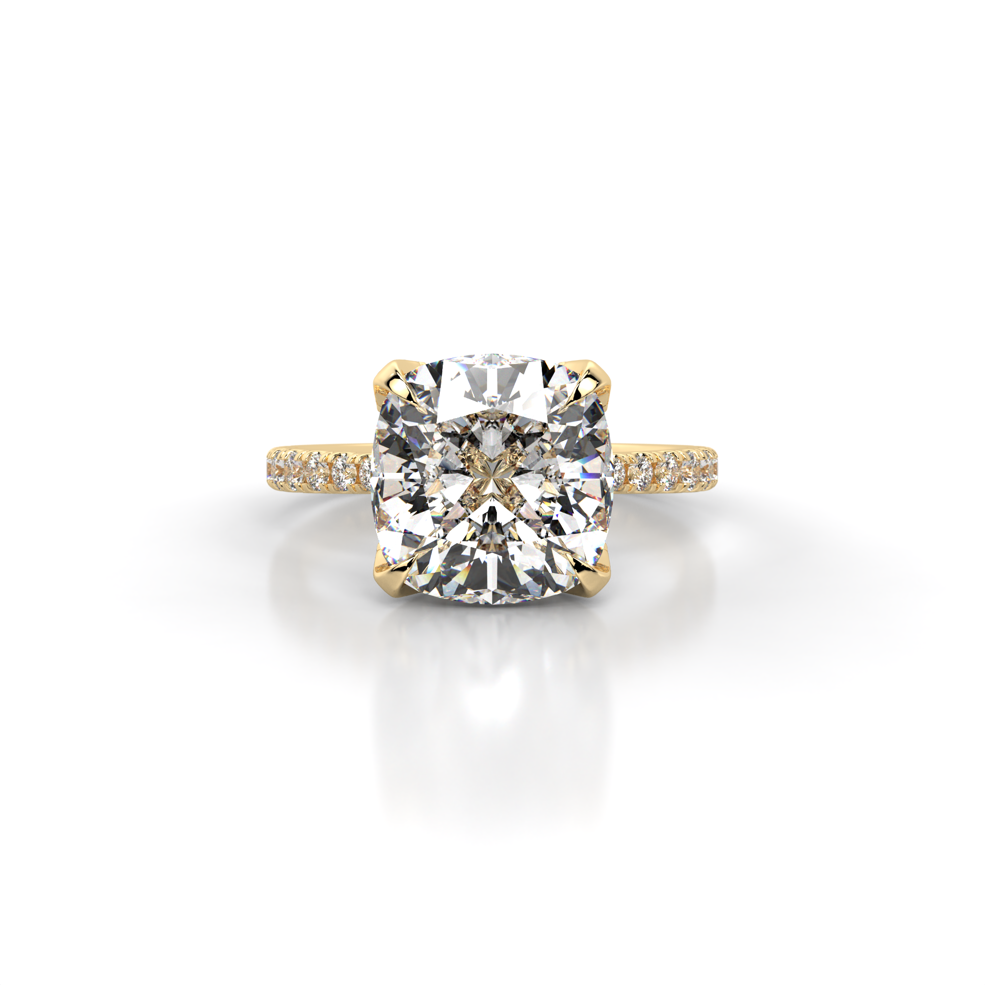 14K Yellow Gold_Cushion
