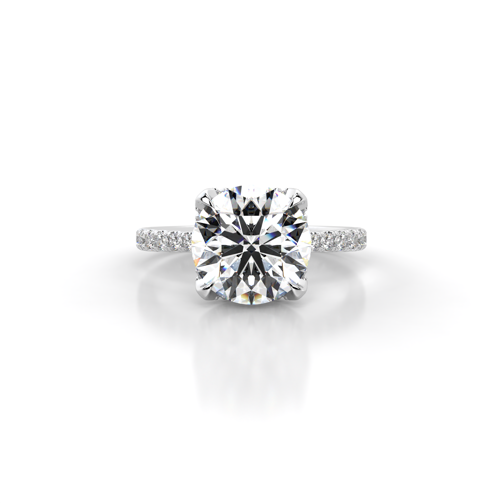14K White Gold_Round