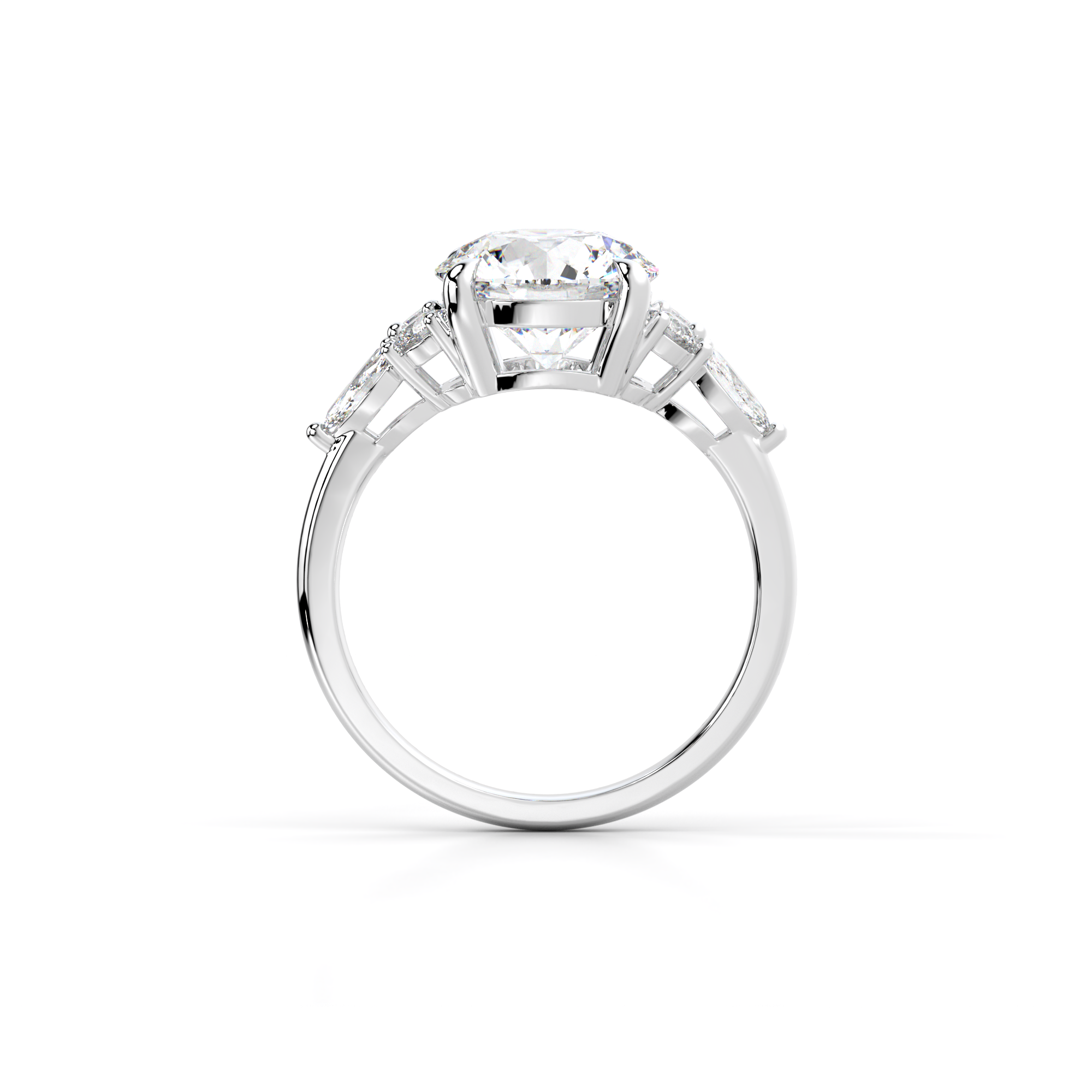 14K White Gold