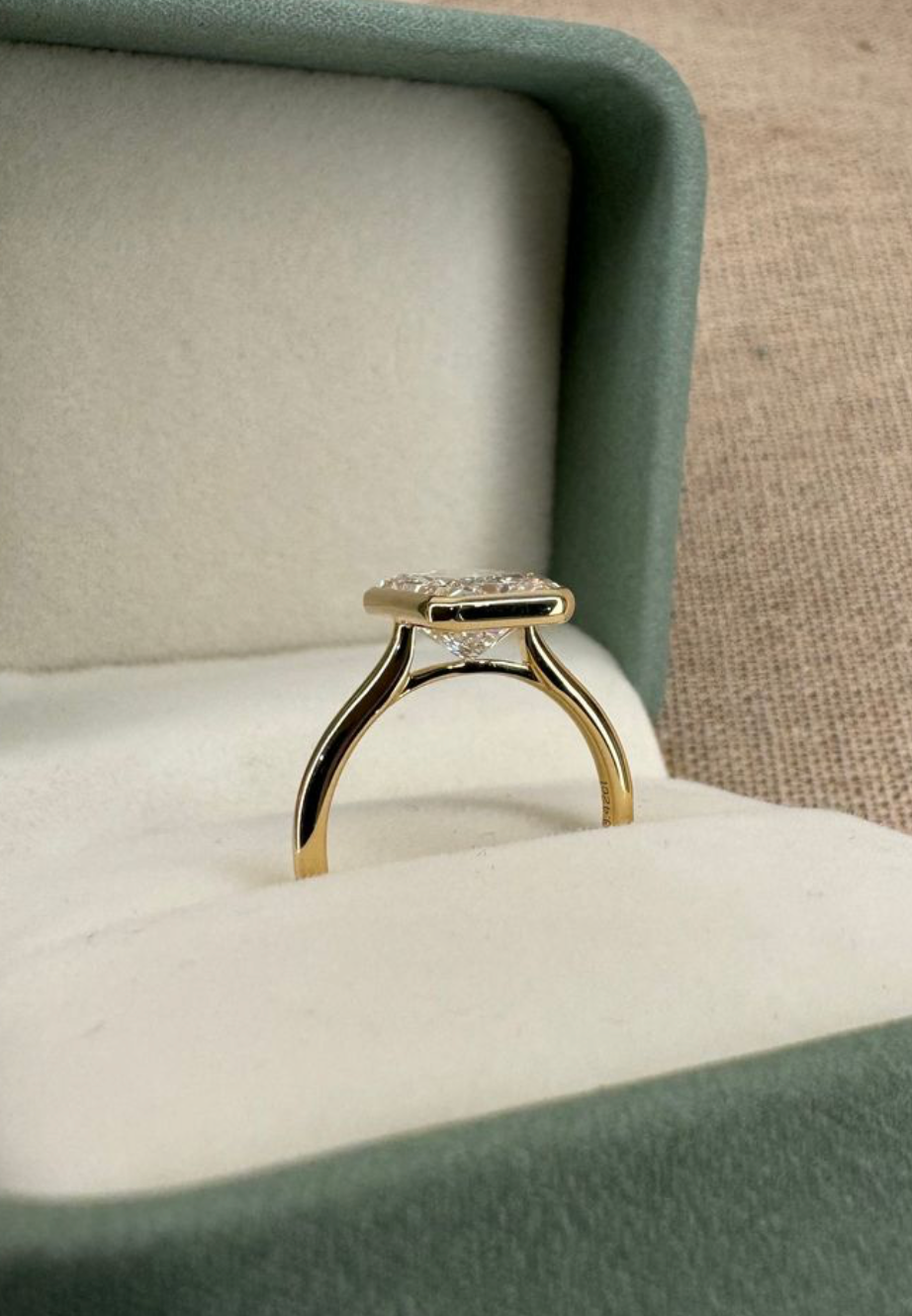 Carat Radiant Cut Lab Diamond Engagement Ring