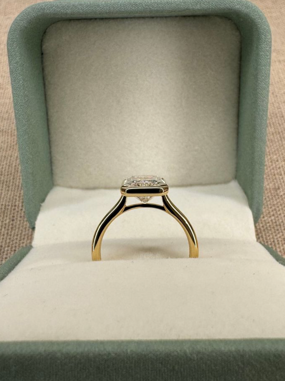 Carat Radiant Cut Lab Diamond Engagement Ring