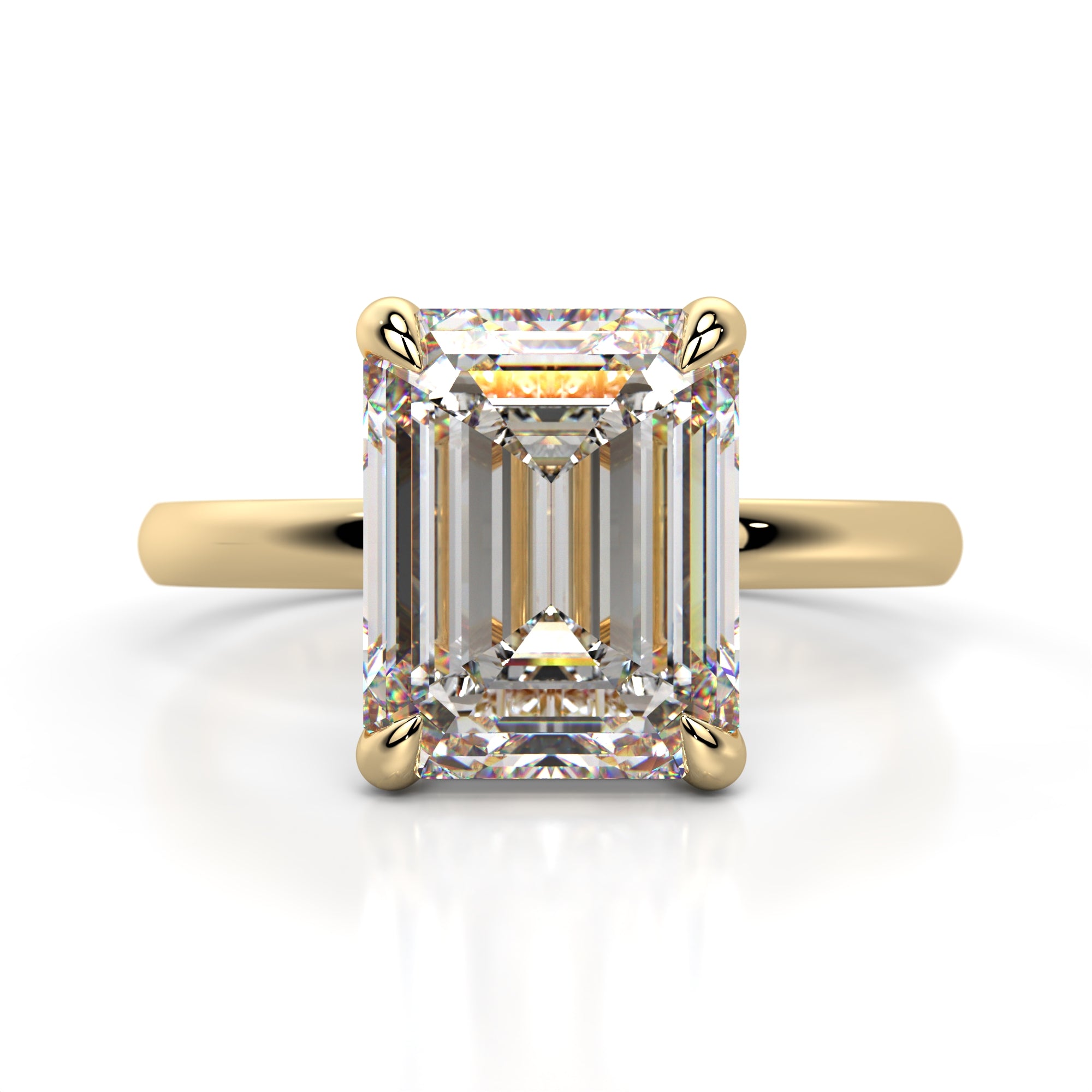 18K Yellow Gold_Emerald