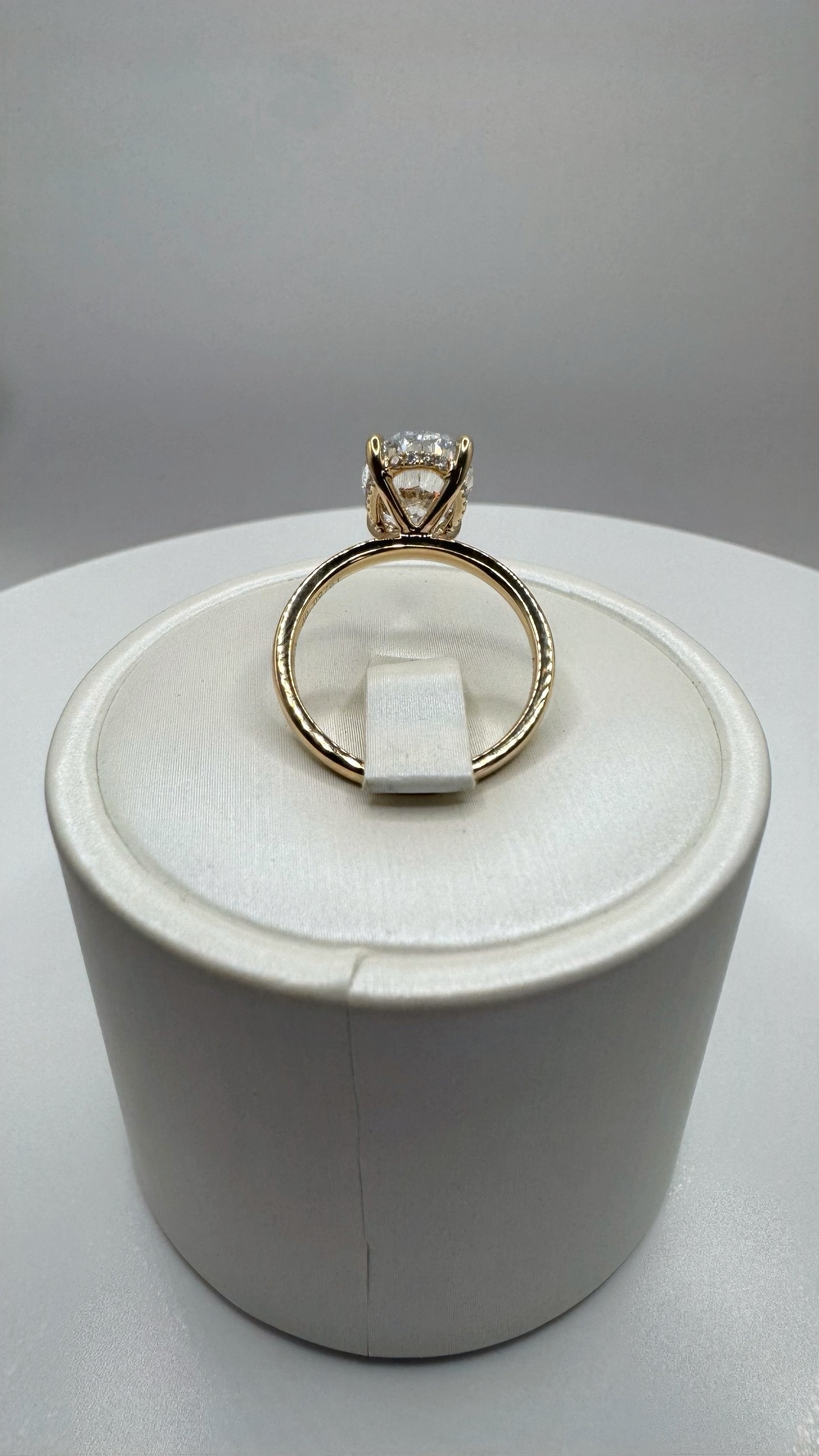 3.39 Carat Oval Diamond Ring
