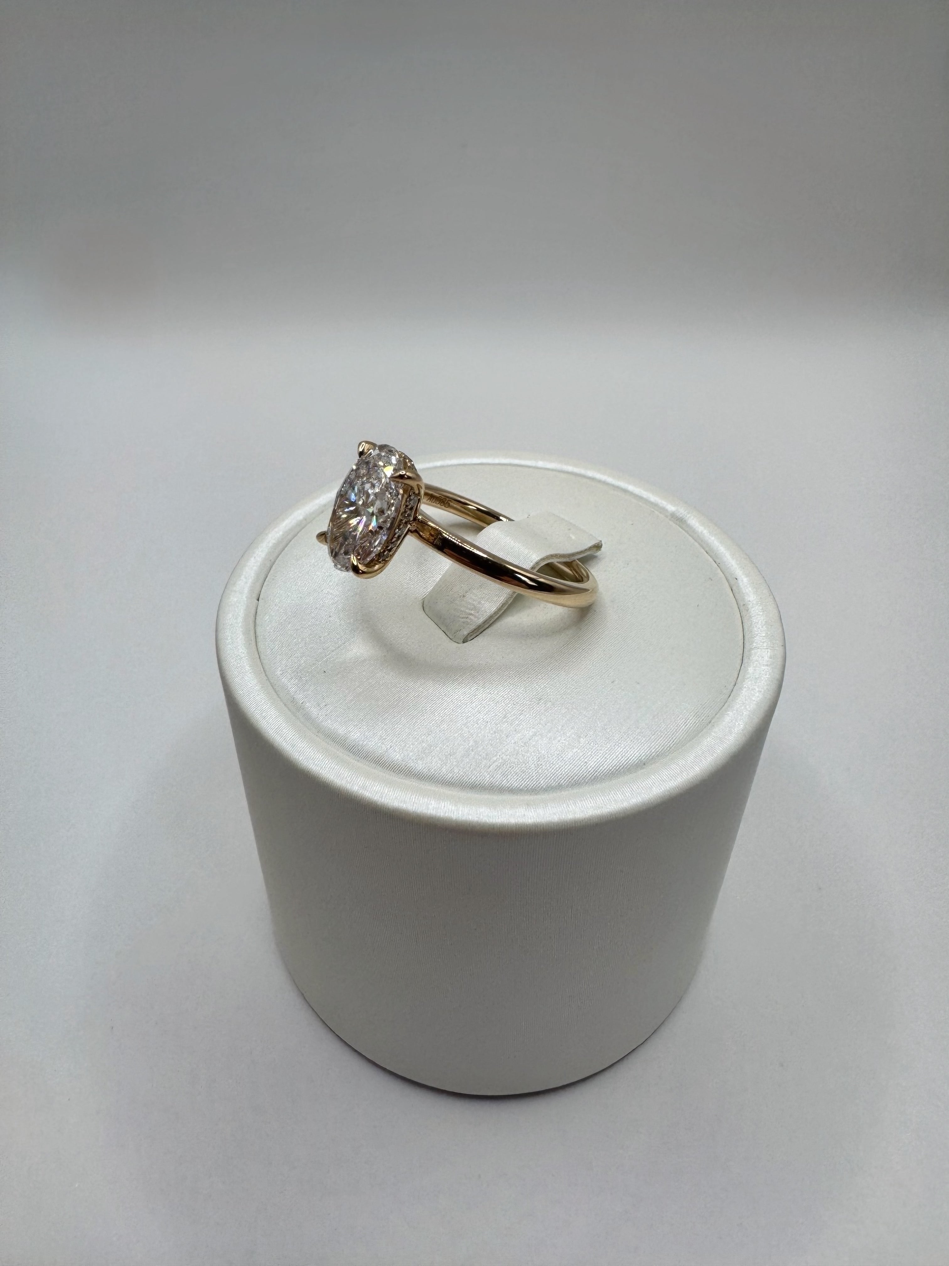 2.04 Carat Lab Oval Brilliant