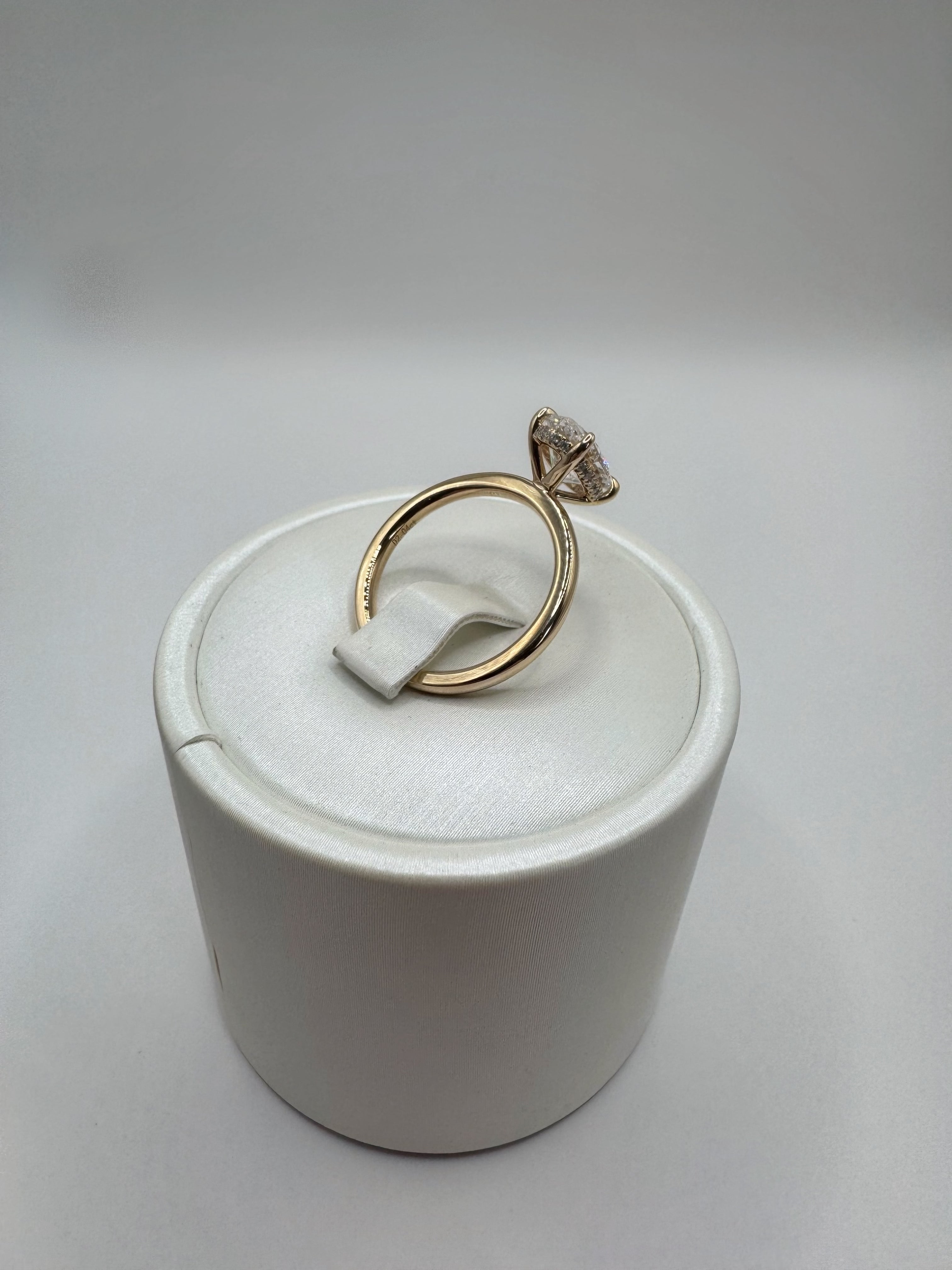 2.04 Carat Lab Oval Brilliant