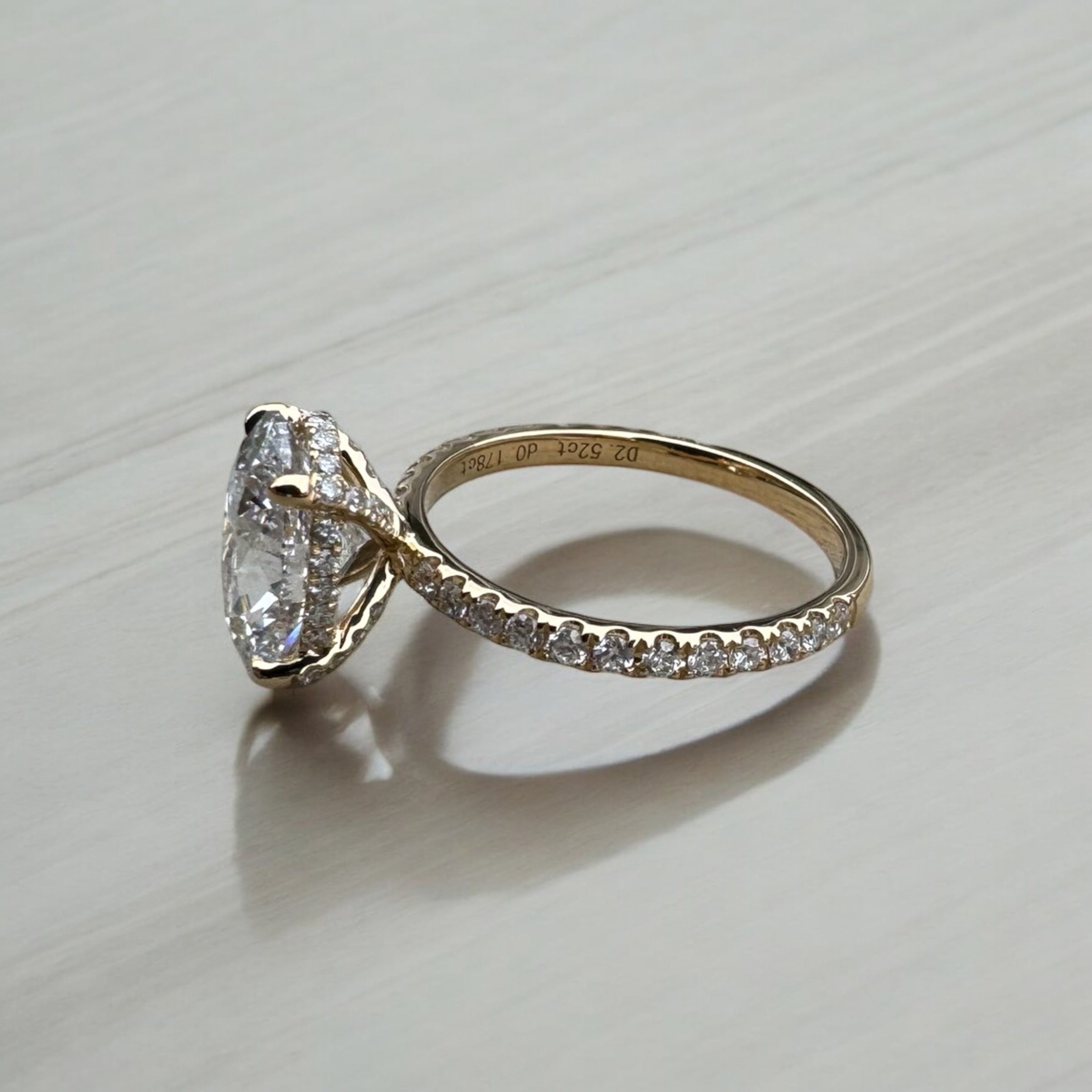 2.52 Oval Engagement Ring