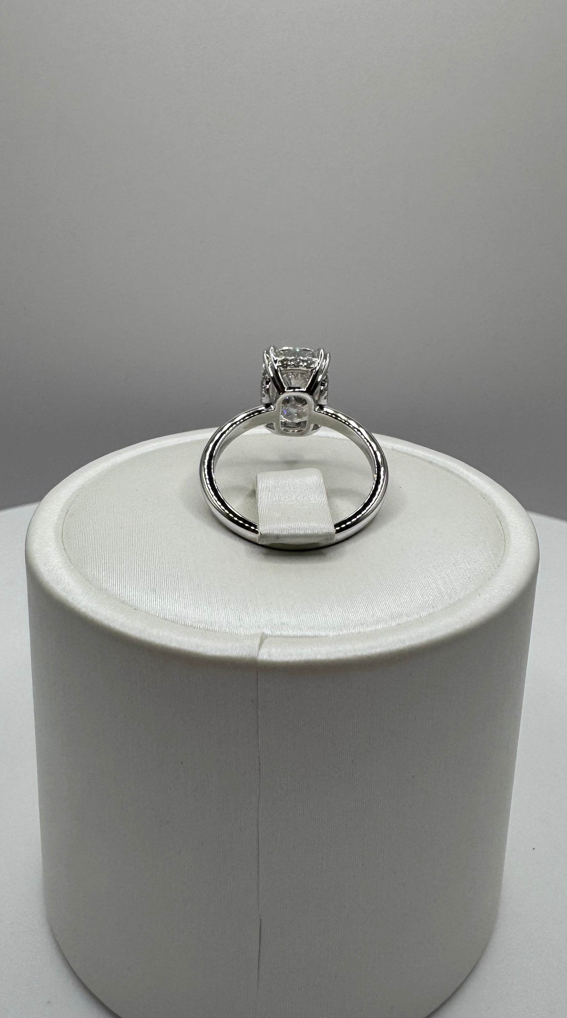 3.10 Carat Cushion Diamond Ring