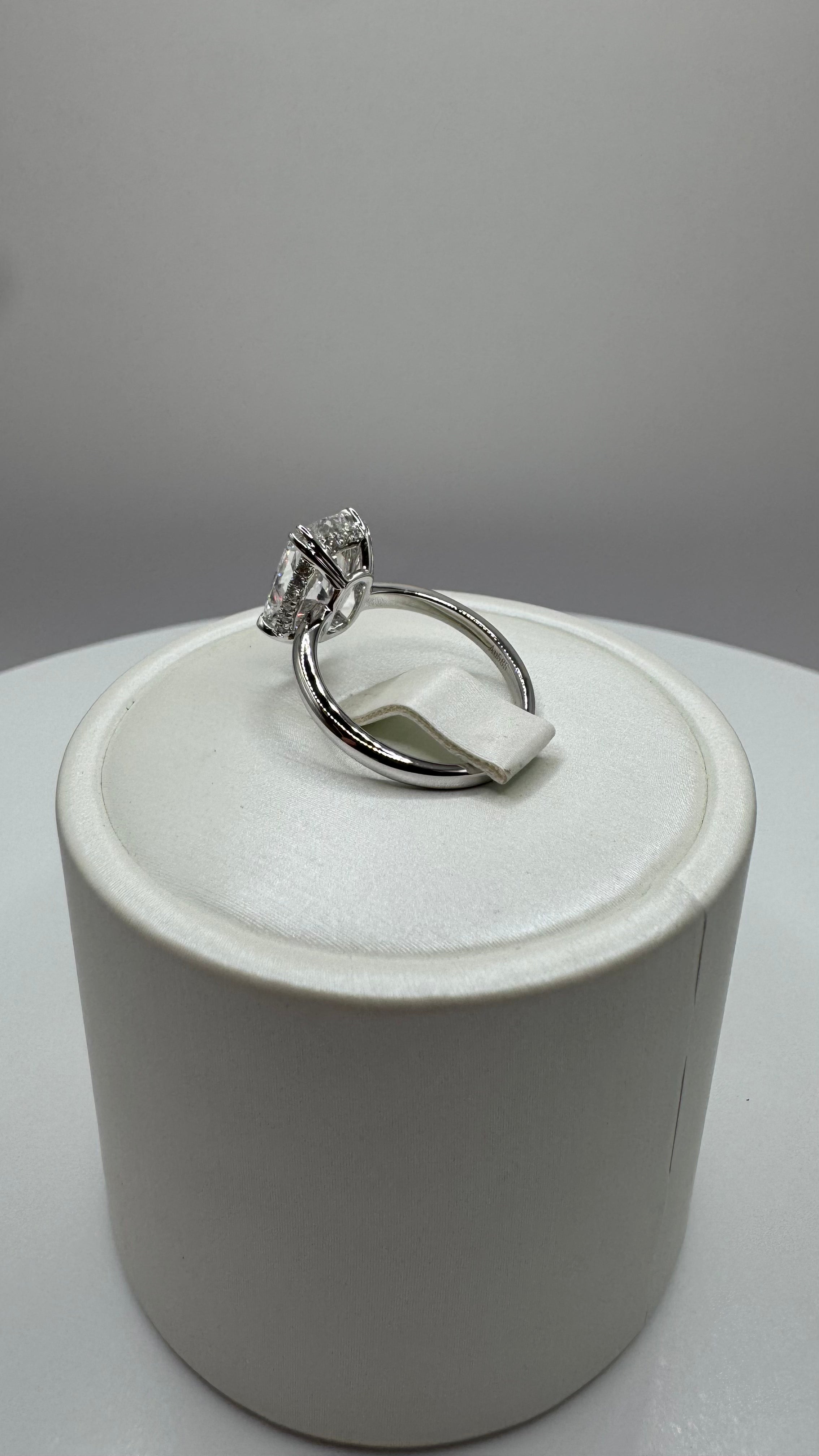 3.10 Carat Cushion Diamond Ring