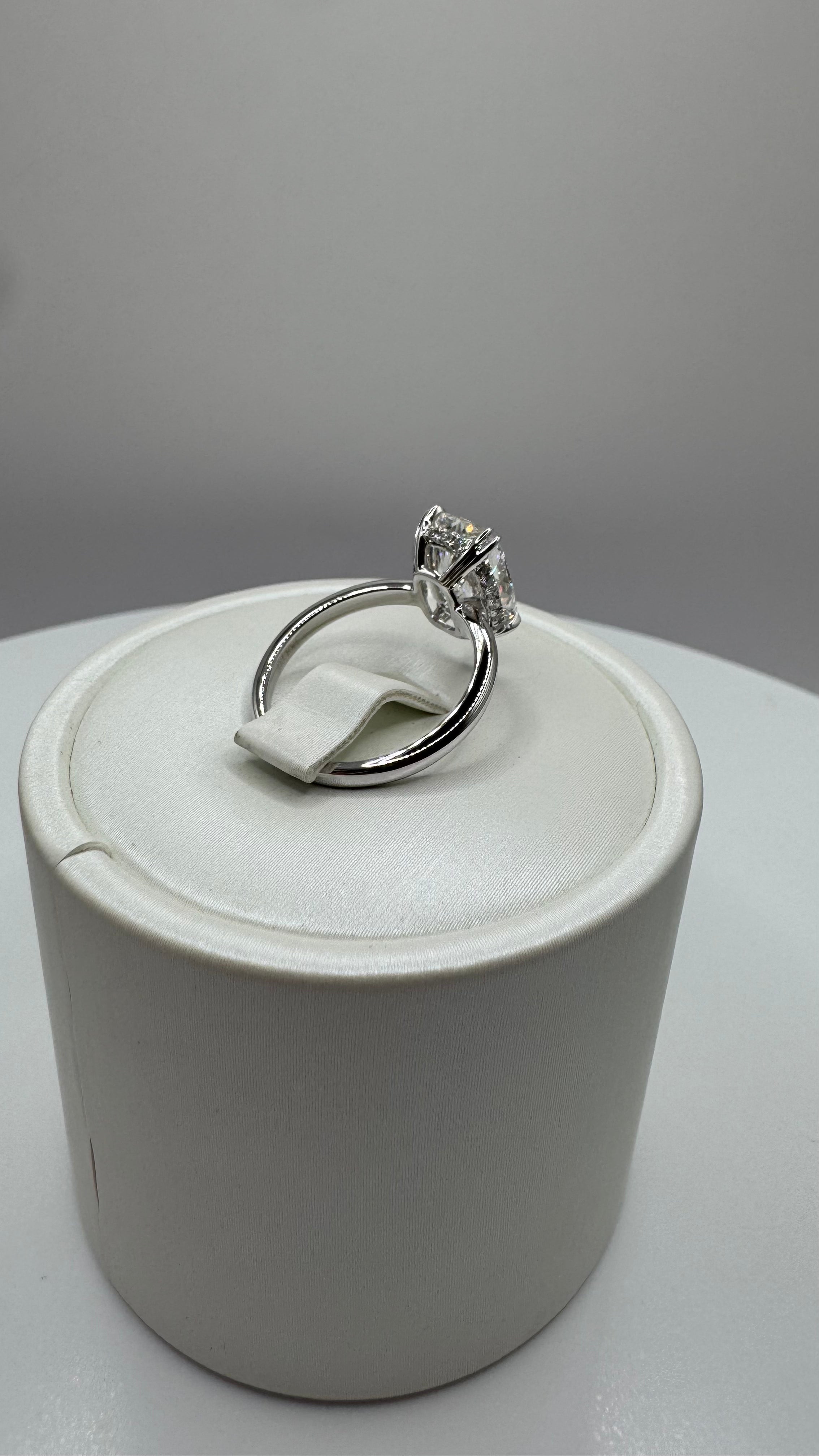 3.10 Carat Cushion Diamond Ring