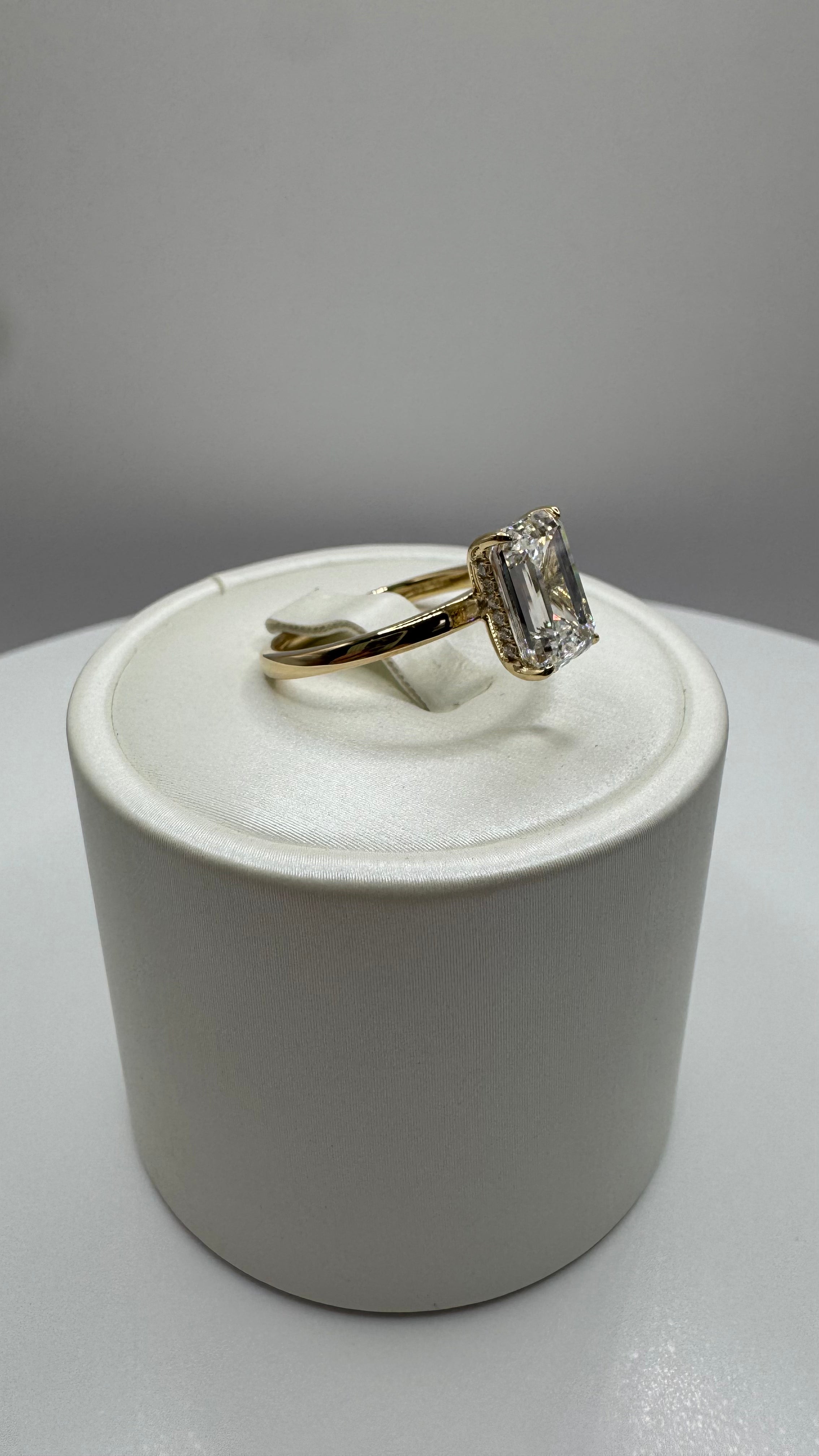 3.51 ct Emerald Cut Diamond Ring