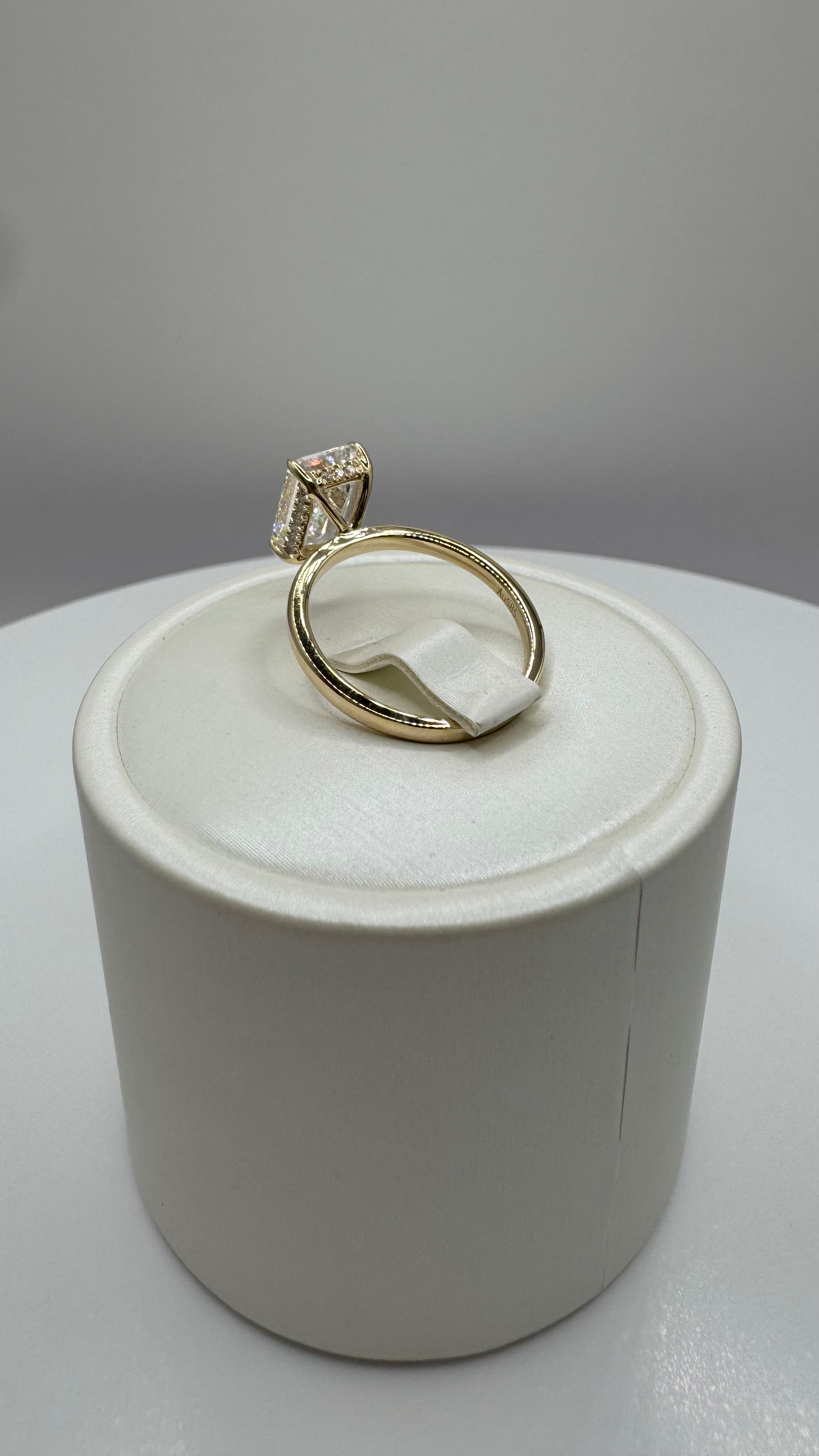 3.51 ct Emerald Cut Diamond Ring