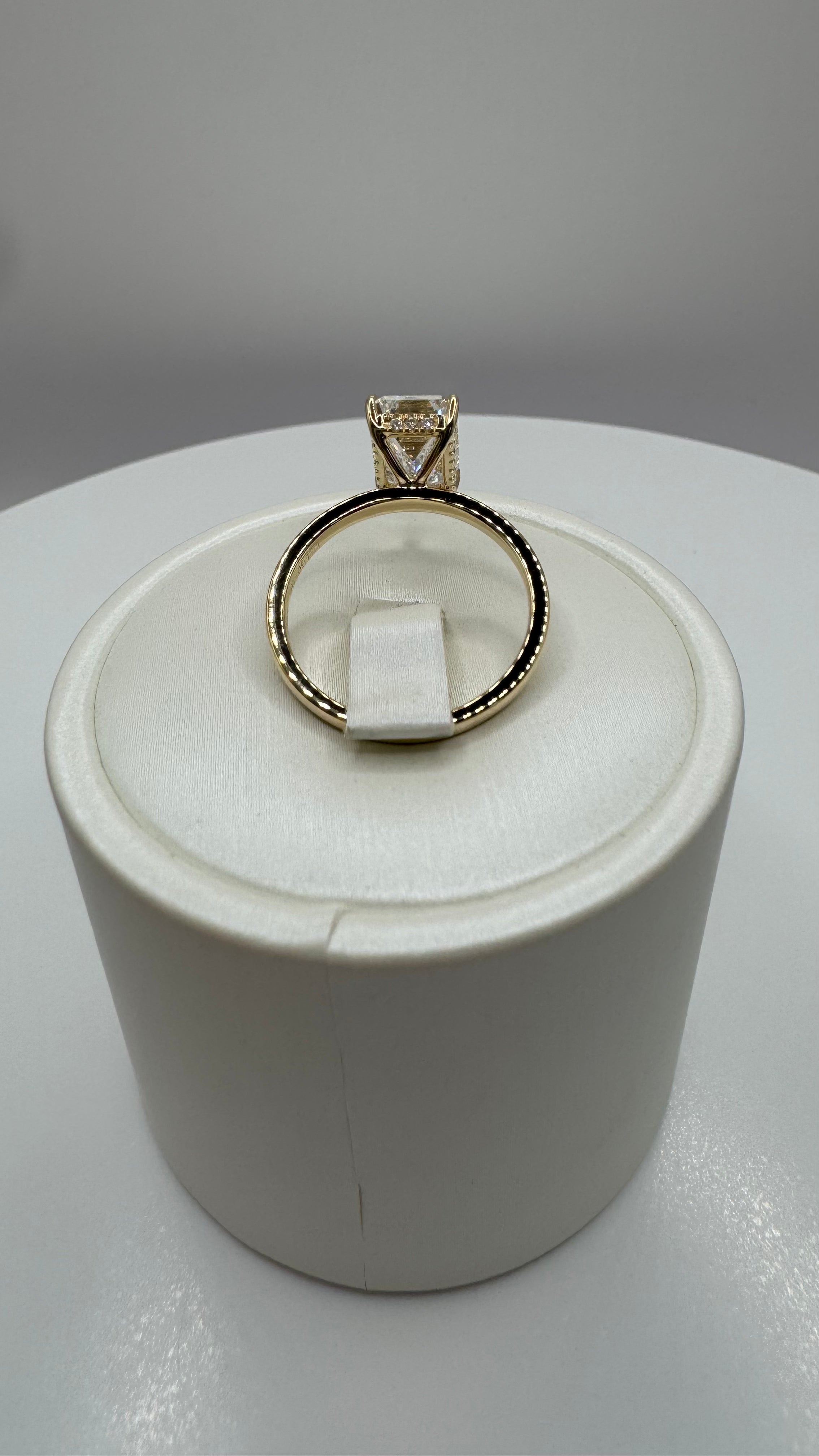 3.51 ct Emerald Cut Diamond Ring
