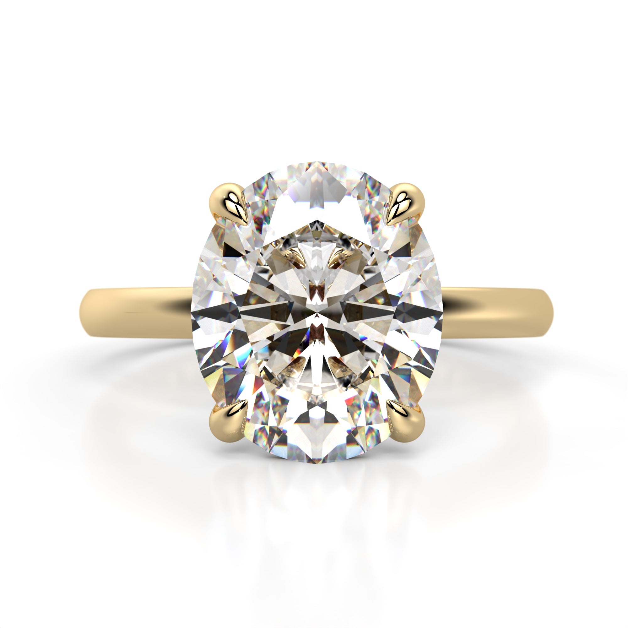 18K Yellow Gold_Oval