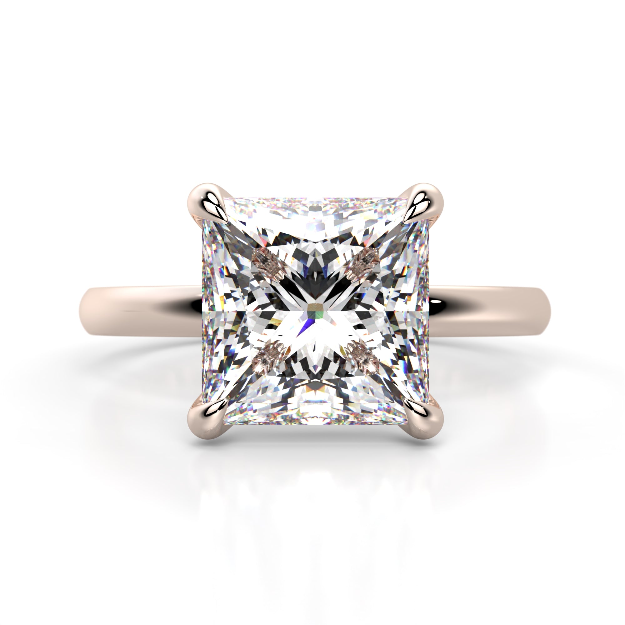 18K Rose Gold_Princess