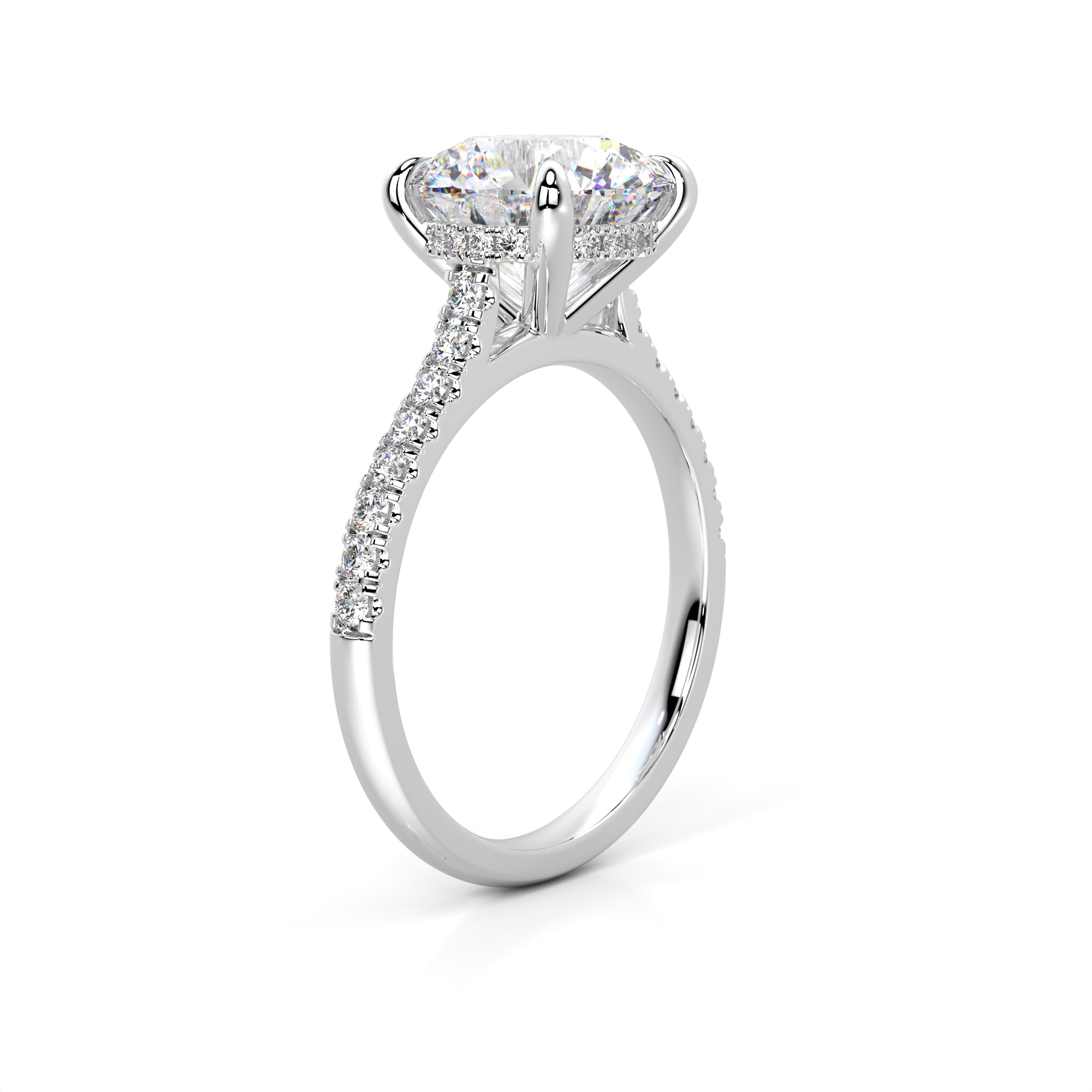 14K White Gold