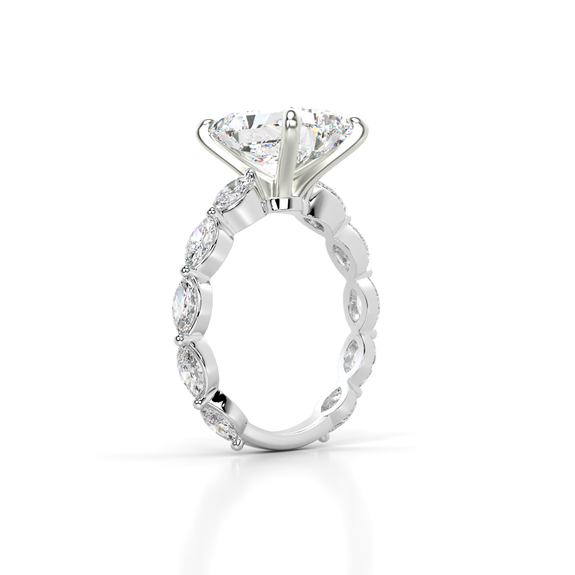 14K White Gold