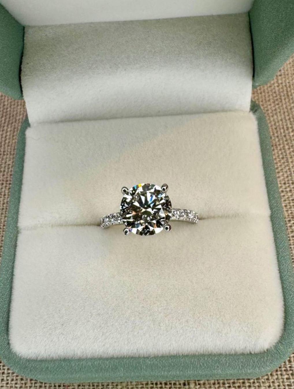 2.57 Carat Round Diamond Ring