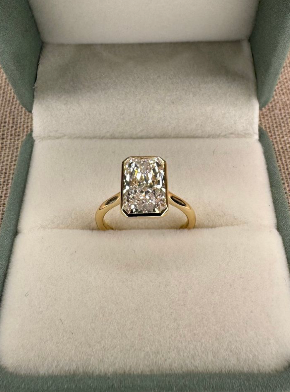 Carat Radiant Cut Lab Diamond Engagement Ring