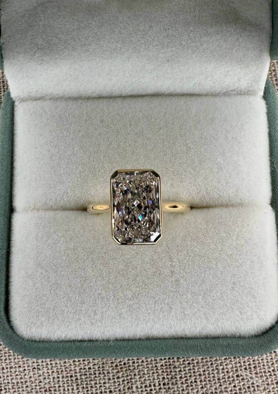 Carat Radiant Cut Lab Diamond Engagement Ring